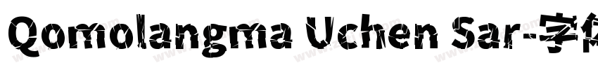 Qomolangma Uchen Sar字体转换